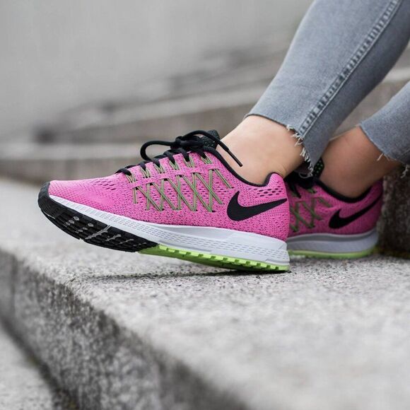 NIKE AIR ZOOM PEGASUS 32 Competition Pack Pink Volt Black 9 US 40.5 EUR - Picture 9 of 11